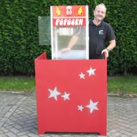 uitdeel desk voor popcorn machine huren